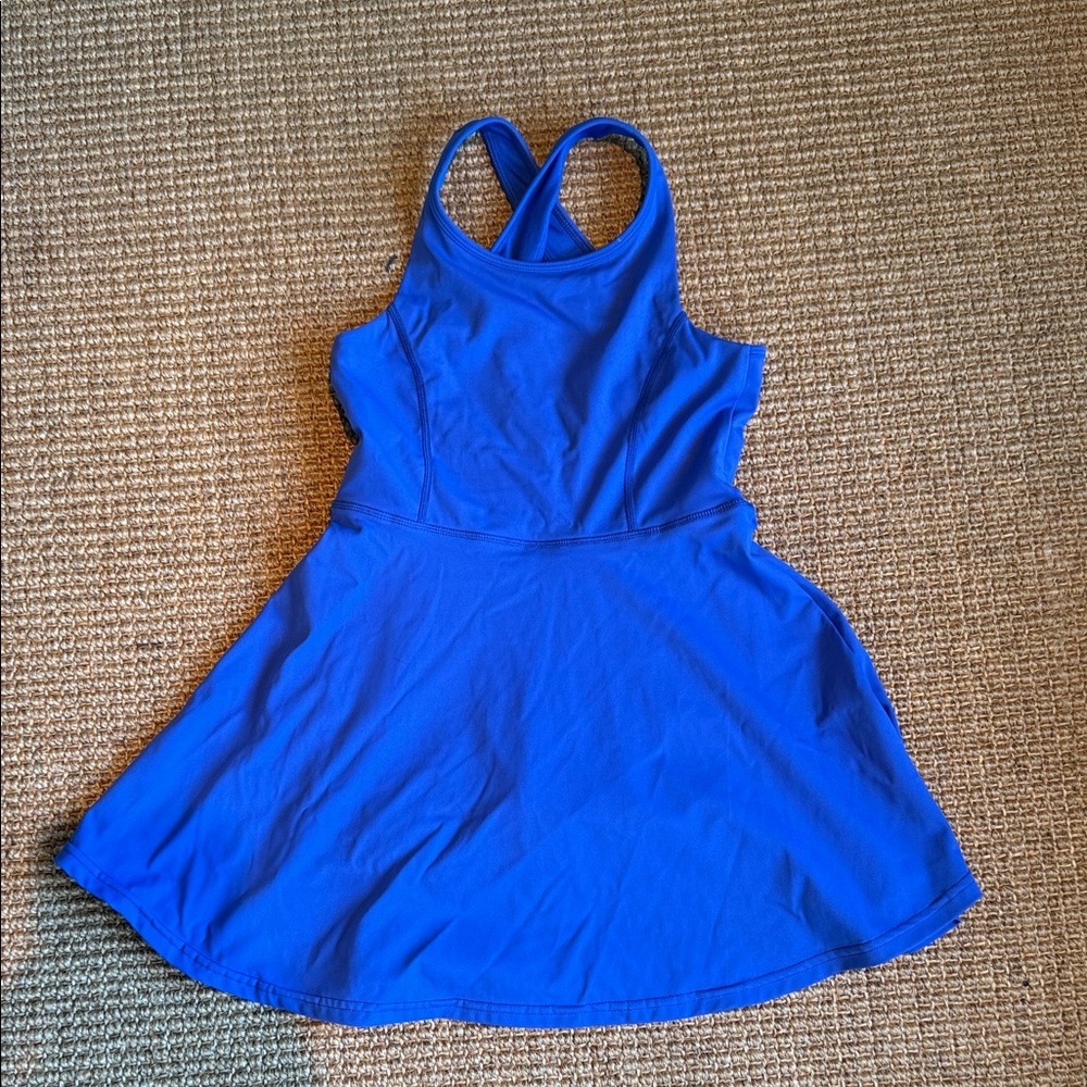 GB Girls Vibrant Blue Athleisure Dress